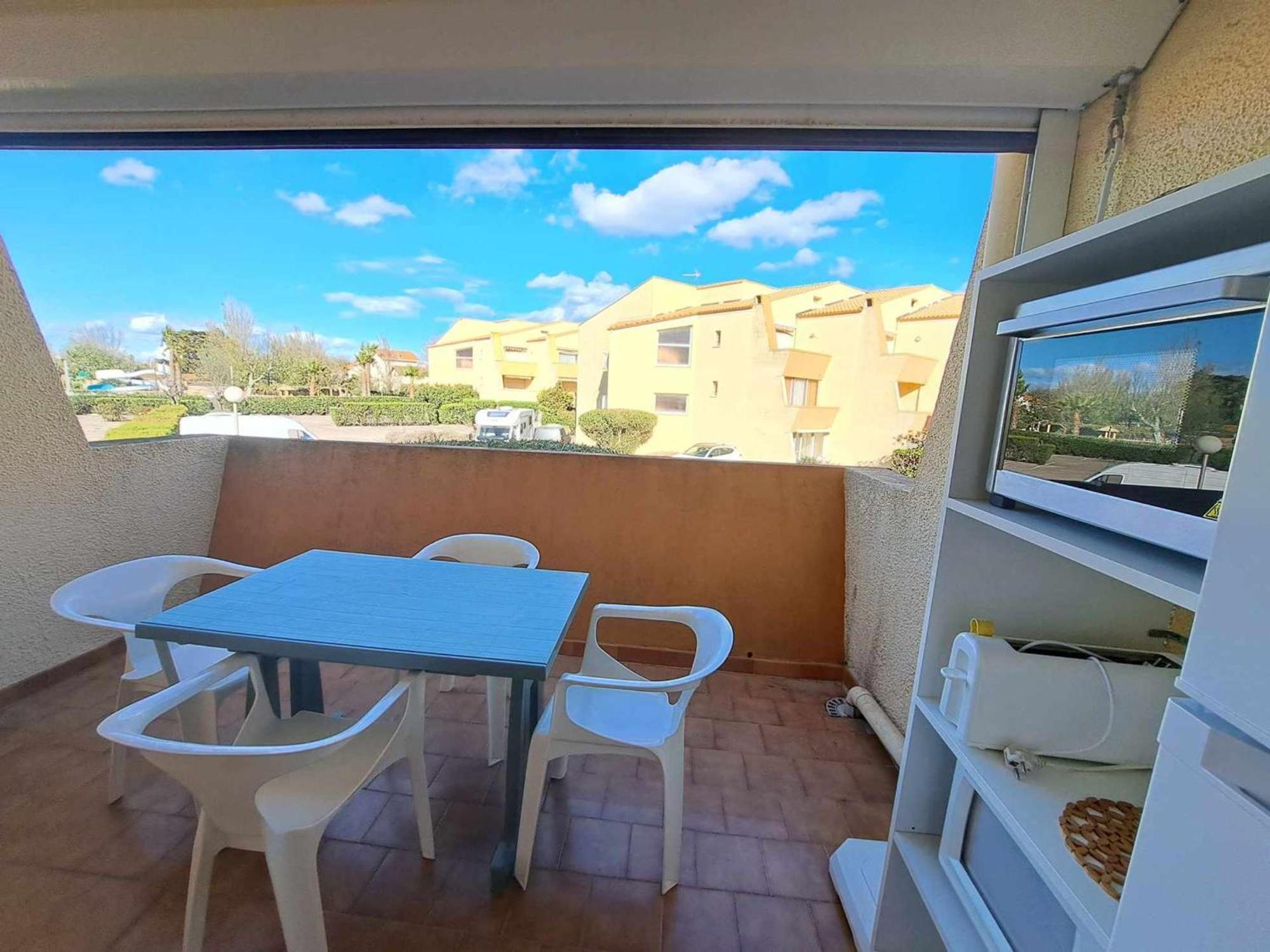 Studio Cosy 4 Pers Avec Terrasse, Parking Securise, Proche Commerces A Marseillan - Fr-1-326-591 외부 사진